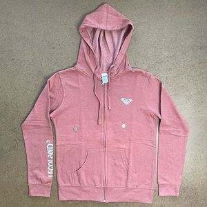 ROXY LEGOLAND WOMENS PINK ZIPPED HOODIE SZ:S/M